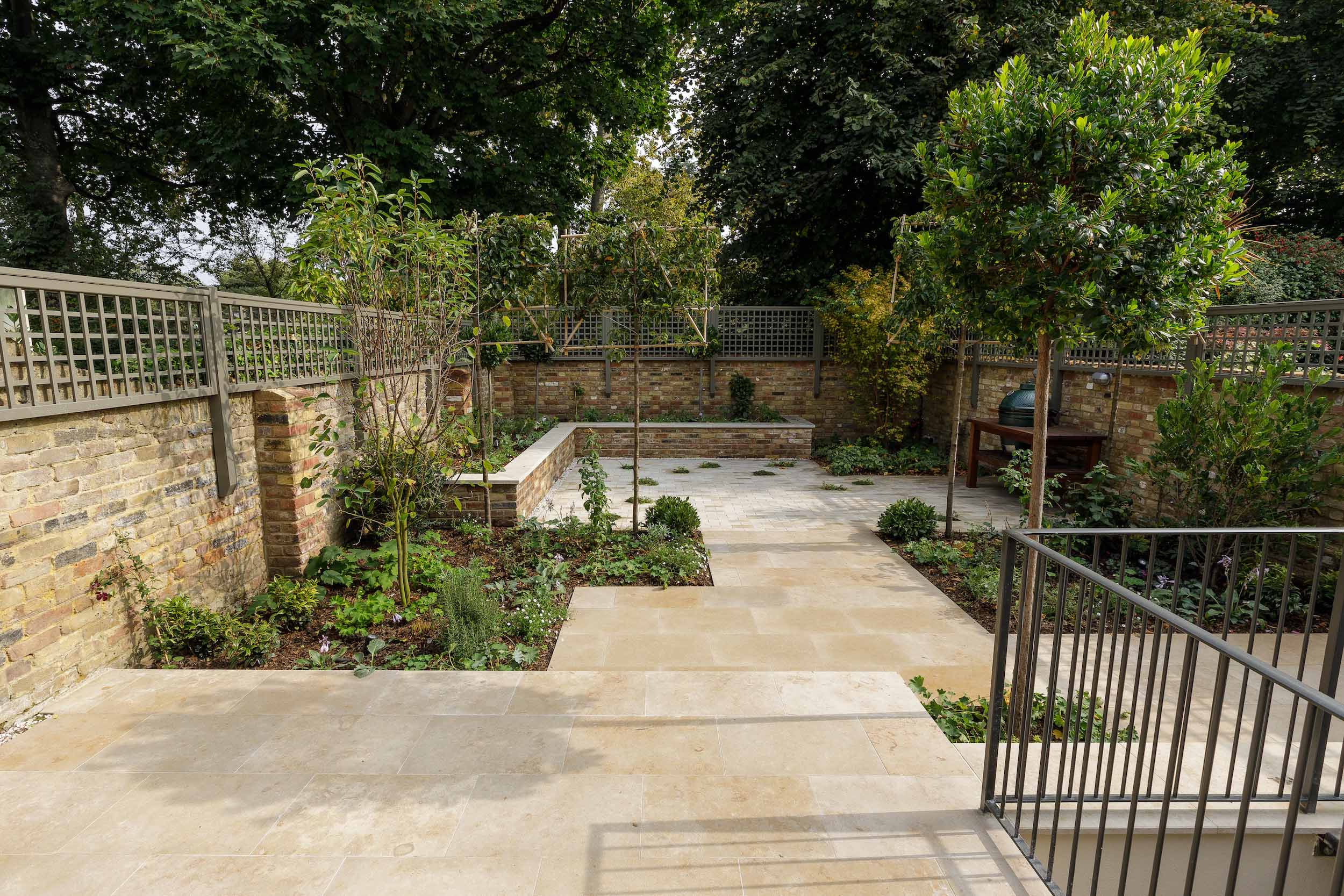 Elegant Airy Modern Paving Garden Contemporary Design London